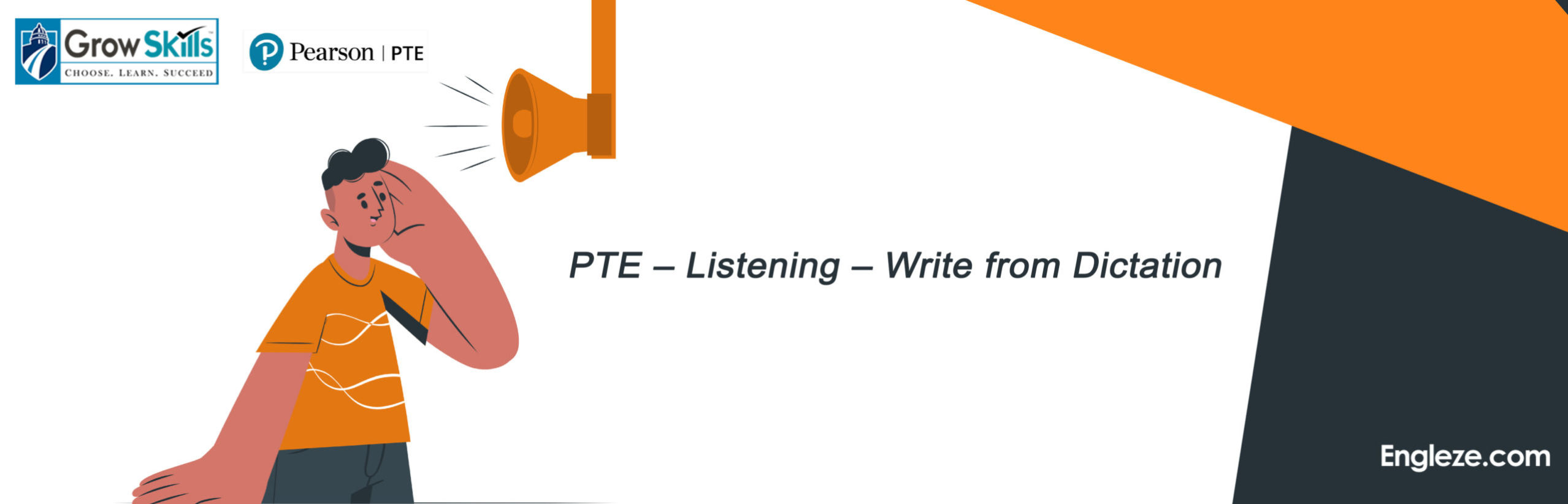 PTE – Listening – Write from Dictation