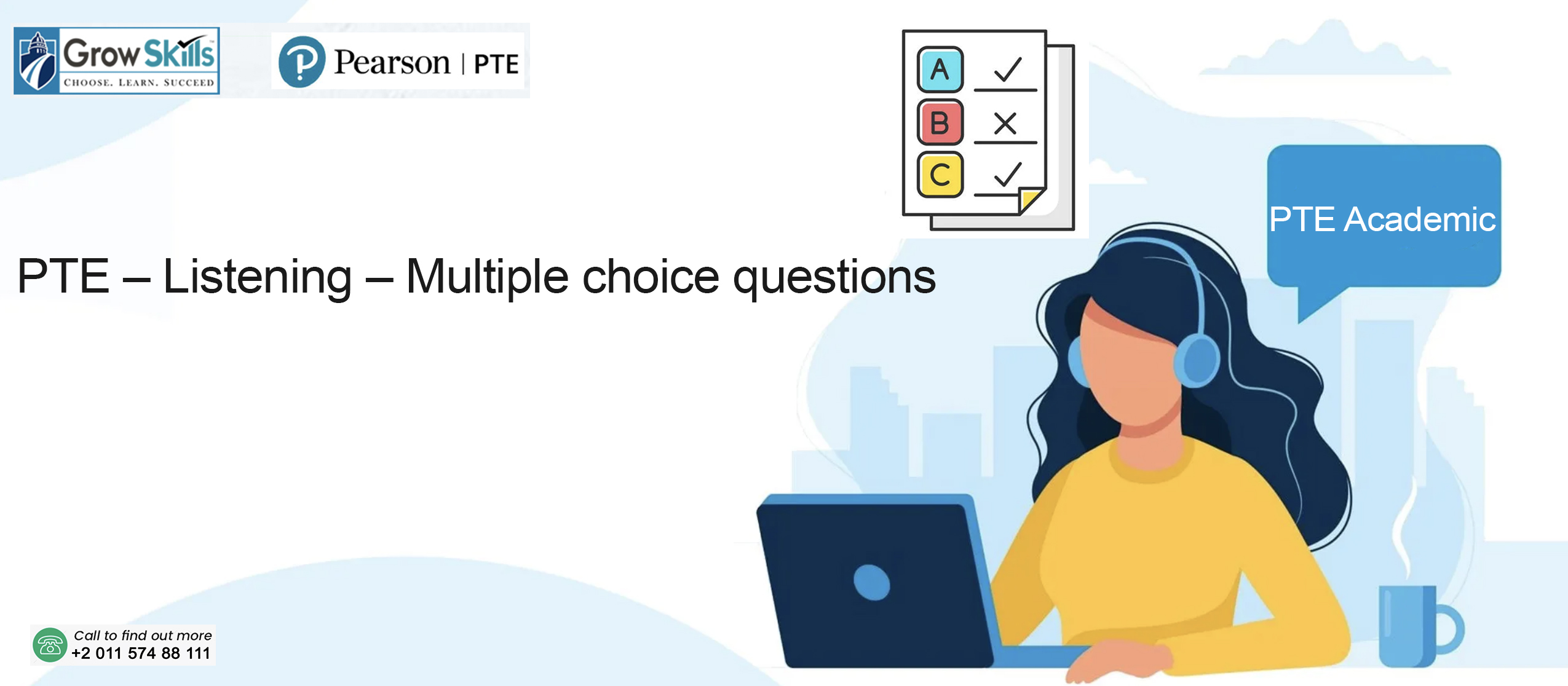 PTE – Listening – Multiple choice questions