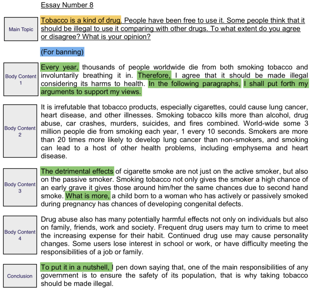 why cigarettes should be illegal essay